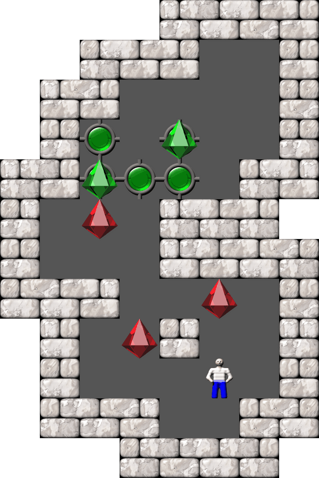 Sokoban Mass Remodel level 1291